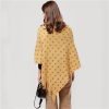 Poncho Femme Moutarde
