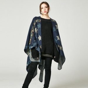 Poncho Femme Etoile