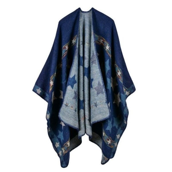 Poncho Femme Etoile