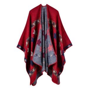 Poncho Femme Etoile