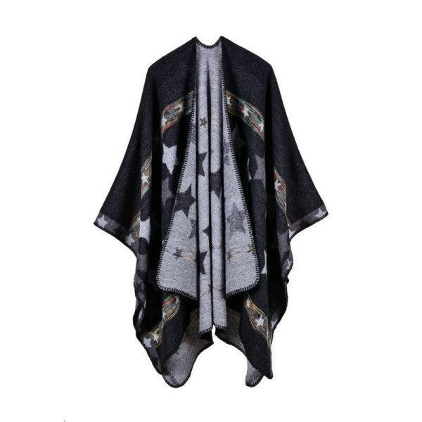 Poncho Femme Etoile