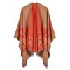 Poncho Femme – Motif Fleurs