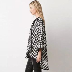 Poncho Pied de Poule