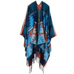 Poncho Femme Coloré