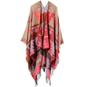 Poncho Femme Coloré