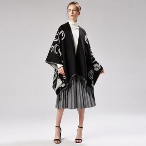 Poncho Femme Luxe