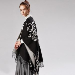 Poncho Femme Luxe