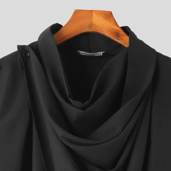 Poncho Noir Homme