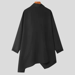 Poncho Noir Homme