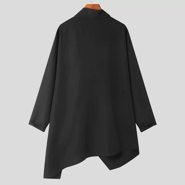 Poncho Noir Homme