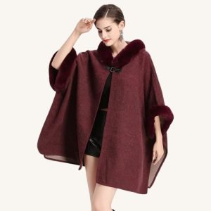 Cape Bordeaux Femme