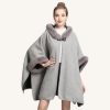 Cape Grise pour Femme