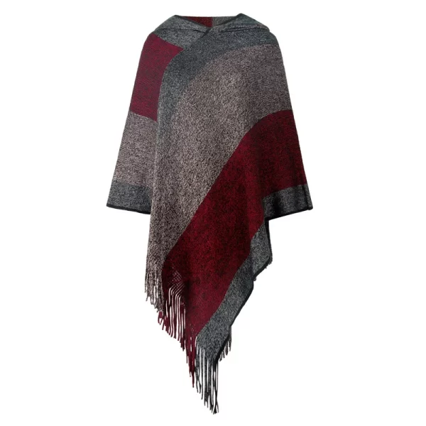 Pull Poncho Femme Grande Taille
