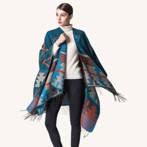 Poncho Femme Coloré