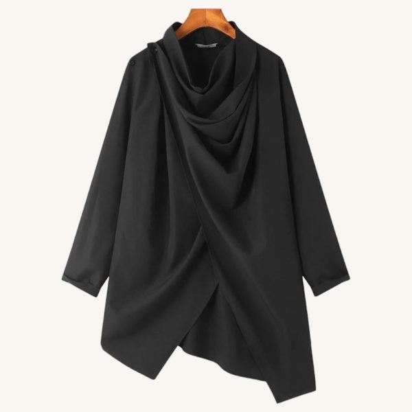 Poncho Noir Homme