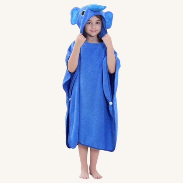 Poncho de Bain Enfant Éléphant