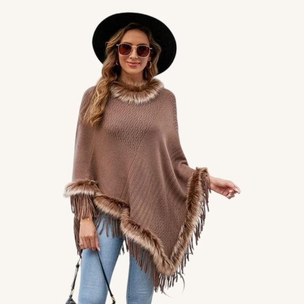 Pull Poncho Marron