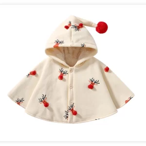 Cape Poncho Bébé de Noël