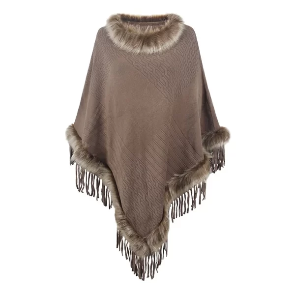 Pull Poncho Marron