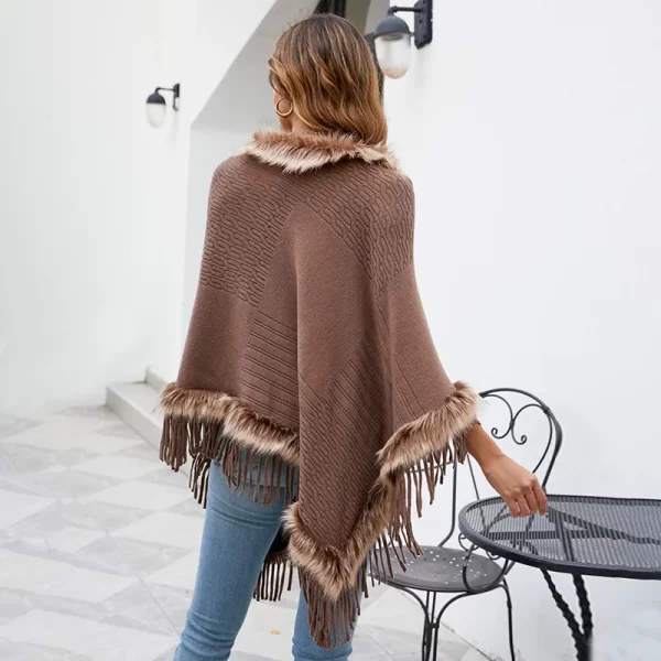 Pull Poncho Marron