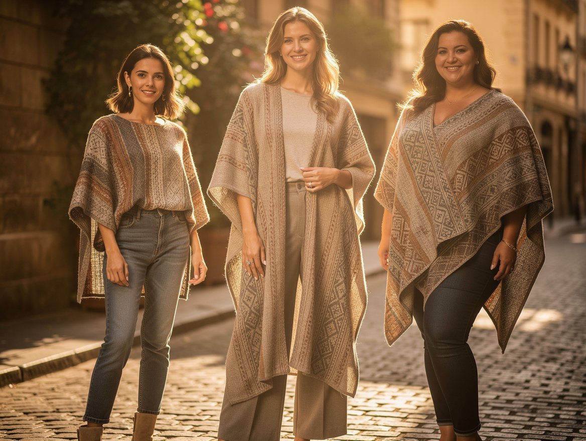 Comment porter un poncho selon sa morphologie : les règles à connaître