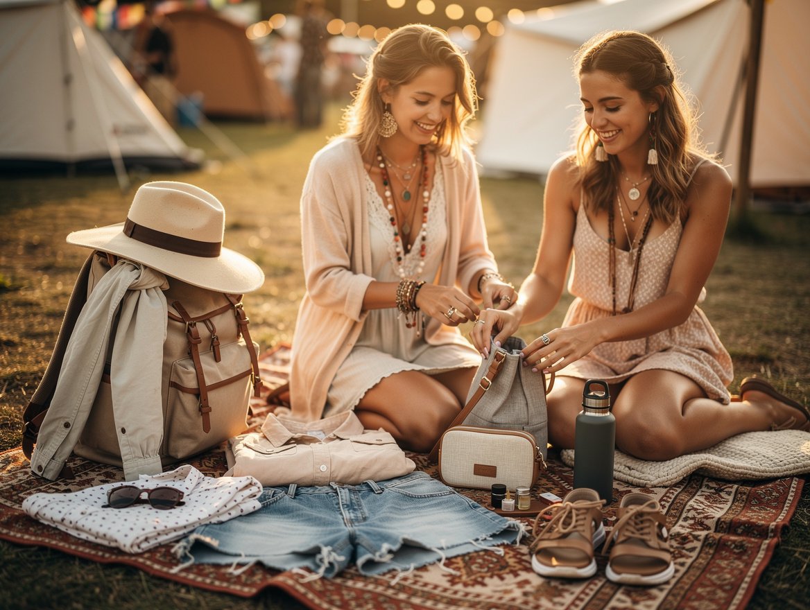 Vêtements et style : quoi emporter en festival sans surcharger son sac – quoi emporter festival