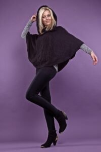 poncho pour femme
